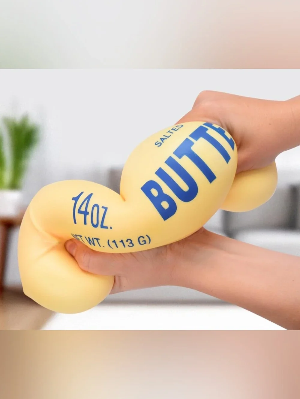 Squeeze Squeeeeze Butter Bright Yellow Party Prop
